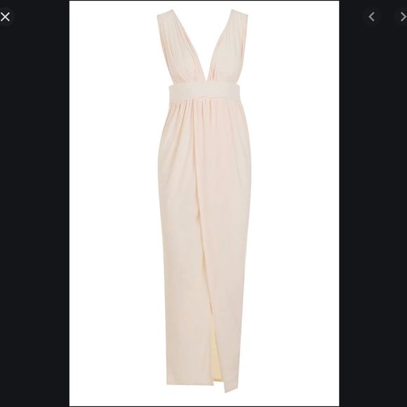 Boogoo Plunge Drape Maxi Dress - Picture 2 of 6